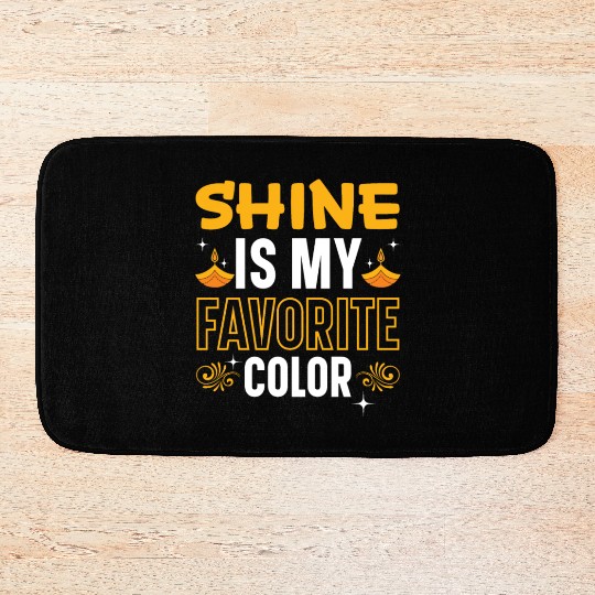 Happy Diwali Diwali Festival Indian Hindu Hinduism Bath Mats