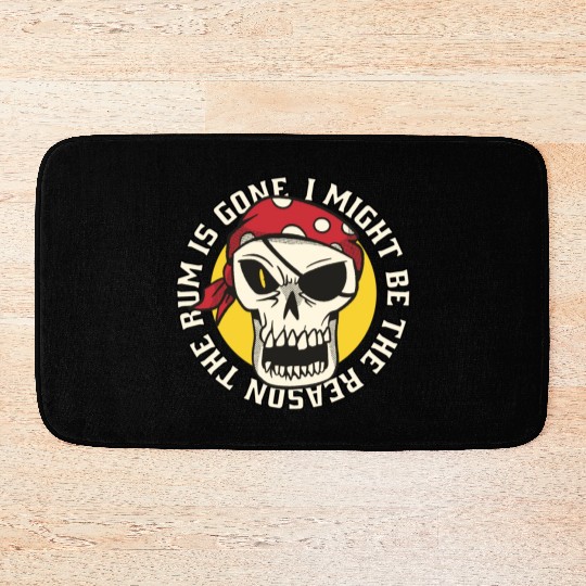 I might be the reason the rum is gone Bath Mats