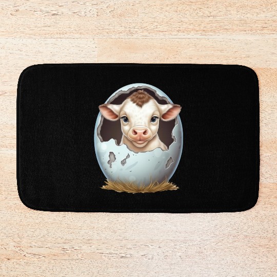 Sweet Lamb Hatching: The Beginning of New Life Bath Mats