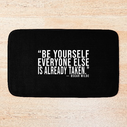 Be yourself Bath Mats