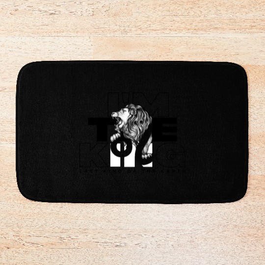 last king of the earth Bath Mats