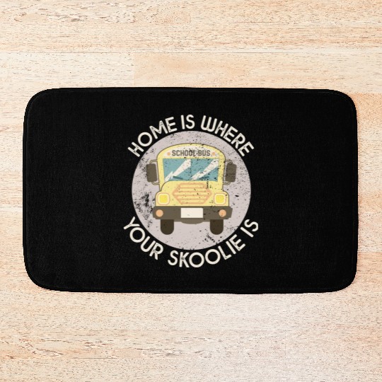 School Bus Conversion Design For A Skoolie Lover Bath Mats