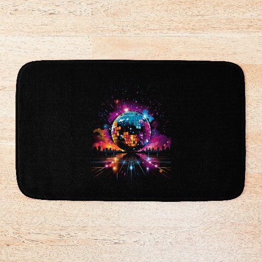 Disco Ball Party Bath Mats