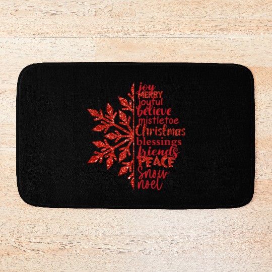 Queen My students are merry and bright sublimation Bath Mats