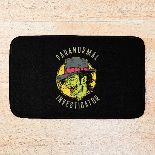 Ghost Hunting Paranormal Investigator Bath Mats