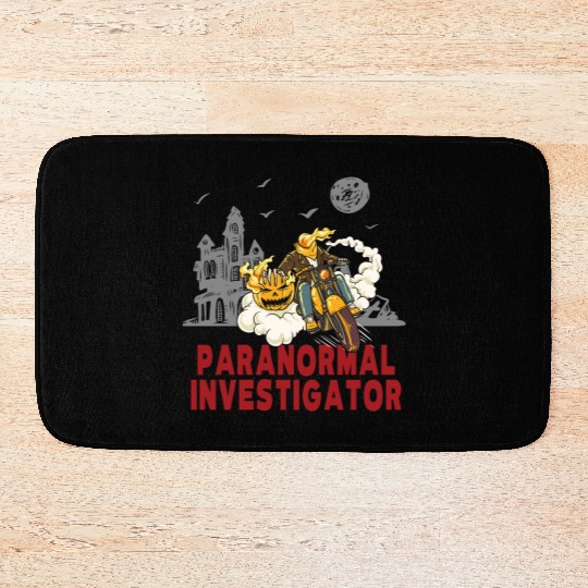Ghost Hunting Paranormal Investigator Bath Mats