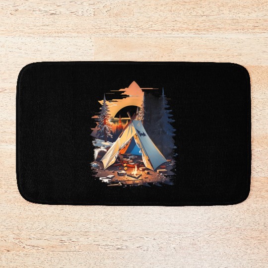 Ripped tent Unisex Bath Mats