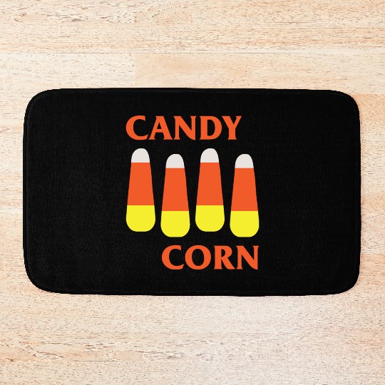 Candy Corn Punk Bath Mats