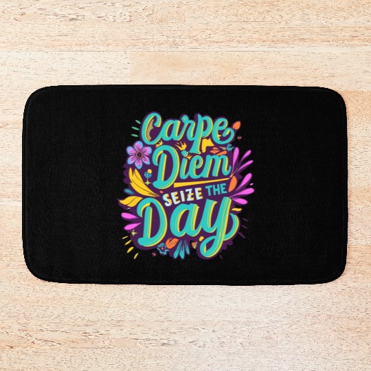 Carpe diem Bath Mats