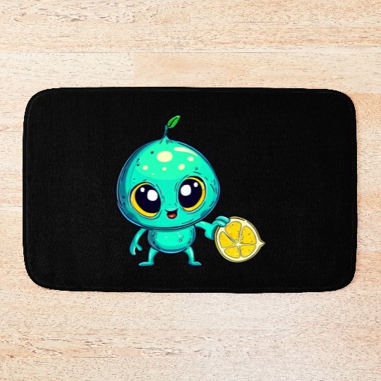 Alien Fruit Magic: Sweet Lemon from Outer Space Bath Mats