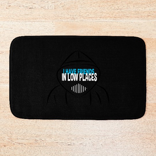 Funny Friends Design For Friendship Day Bath Mats