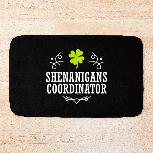 Shenanigans Coordinator St Patrick's Day Bath Mats