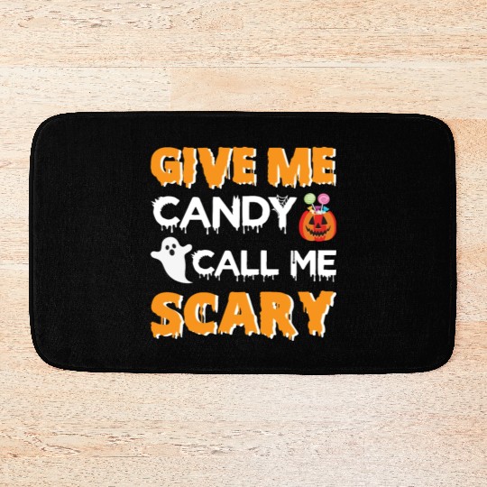 Give Me Candy Call Me Scary Bath Mats