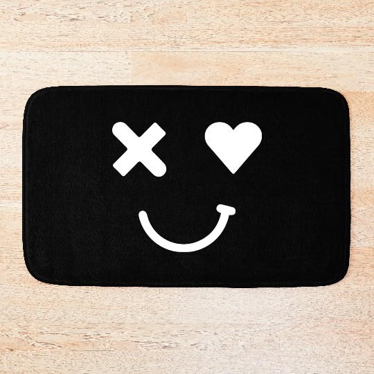 Robot Smile Bath Mats