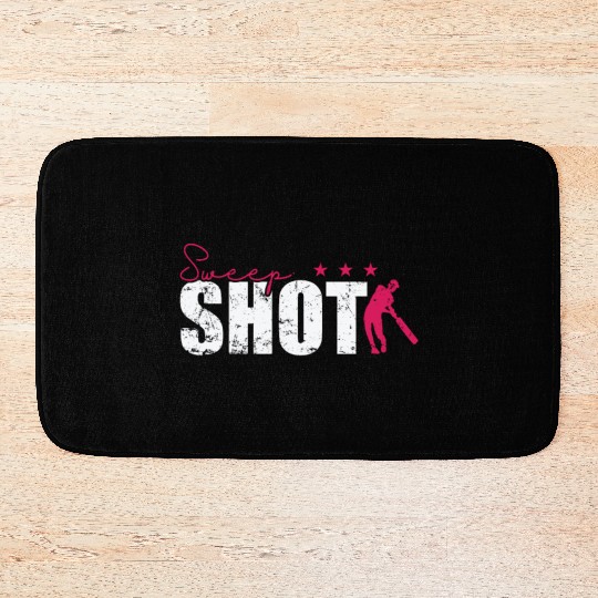 Sweep Shot Cricket Bath Mats