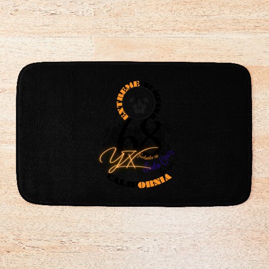 Extreme surfing santa cruz california Bath Mats