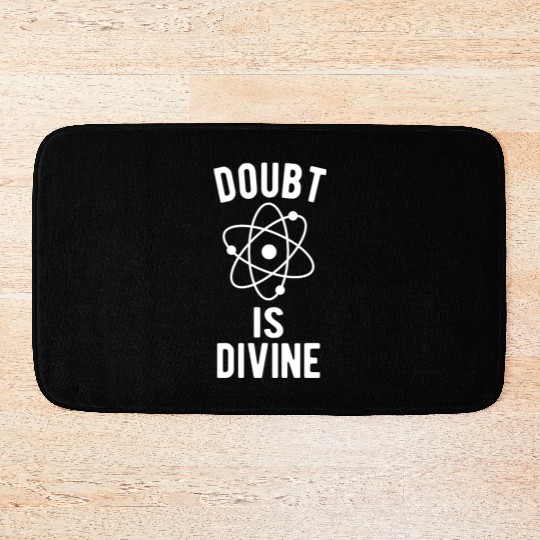 Atheist Atheism Anti Religion Securalism God Sucks Bath Mats