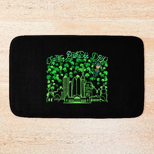 Saint Patrick's Day Berlin Germany Bath Mats