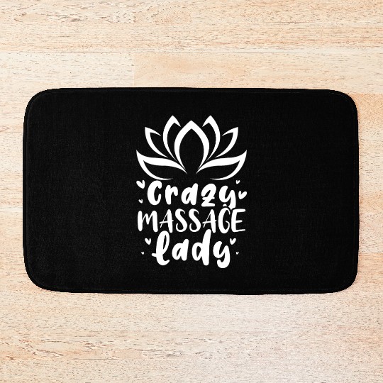 Crazy Massage Lady Bath Mats