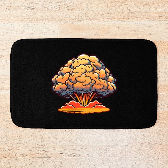 Explosion Fireworks Pyrotechnics Bath Mats