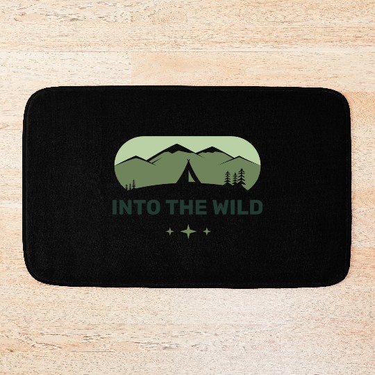 Camping - Into the Wild Bath Mats