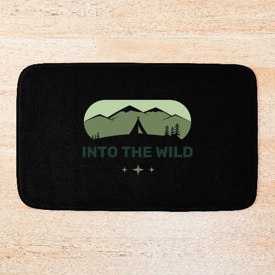 Camping - Into the Wild Bath Mats