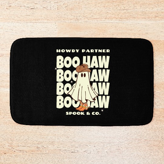 Howdy Partner Boo Haw Spook & Co. Bath Mats