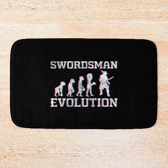 Sword Fight Fight Samurai Victory Bath Mats