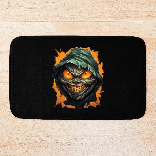 Halloween Spooky Cartoon Mummy Bath Mats