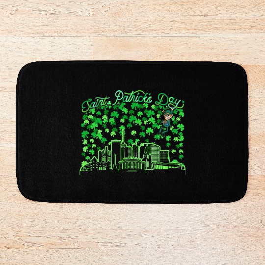 Saint Patrick's Day Stuttgart Germany Bath Mats