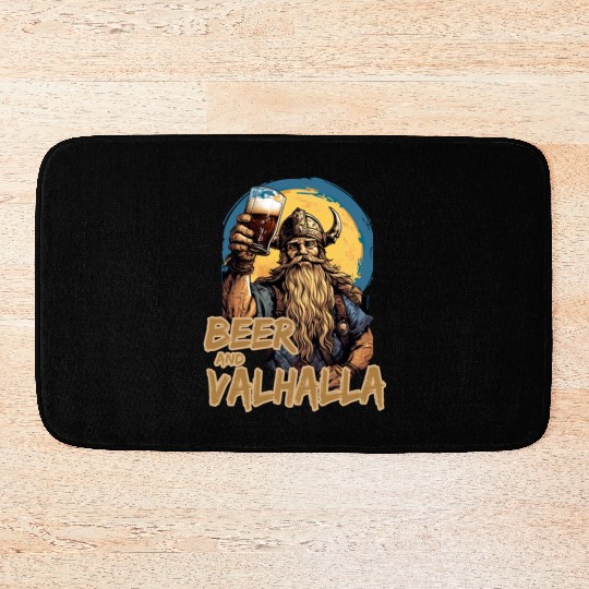 Viking World Tour Vikings Valhalla Odin for a Men Bath Mats