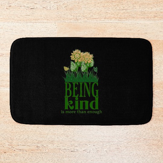 Kindness Blooms Bath Mats