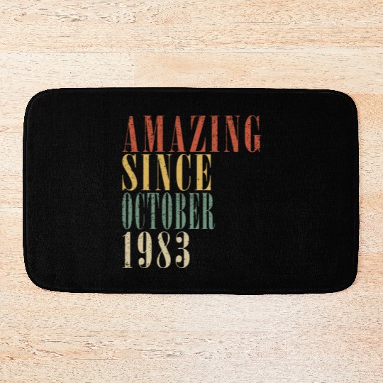 october 1983 Anniversary october 1983 october Bath Mats