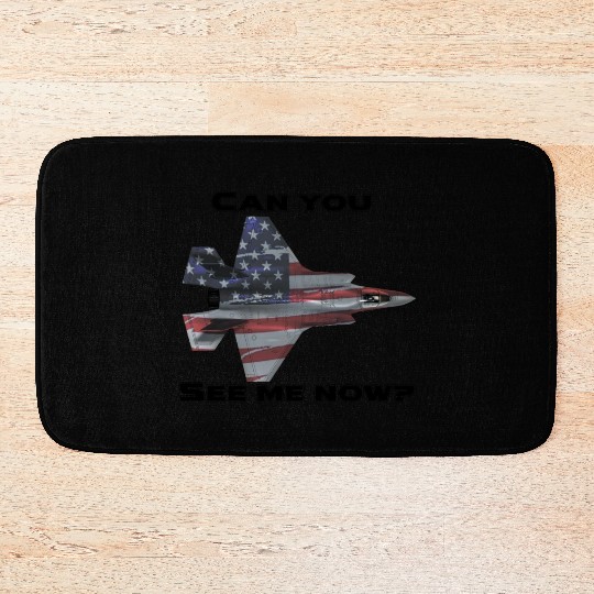 Can you see me now F-35 Bath Mats