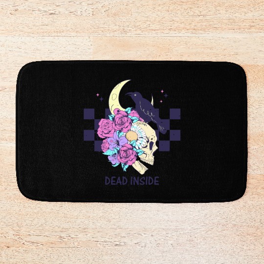 "Dead Inside" Halloween Bath Mats