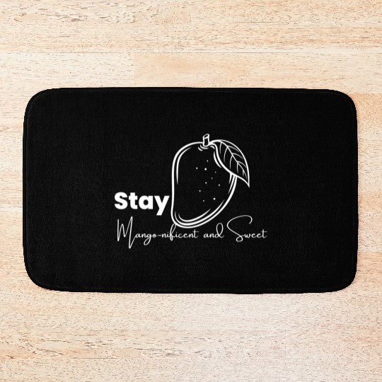 Stay Mango Nificent And Sweet Bath Mats