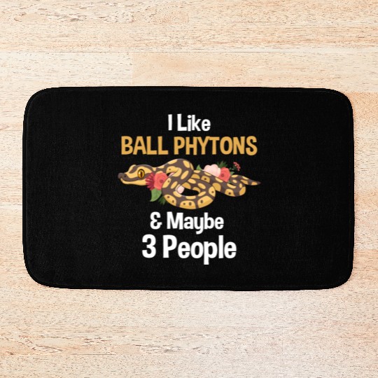Reptile Collector Boa Serpent Snake Lover Ball Bath Mats