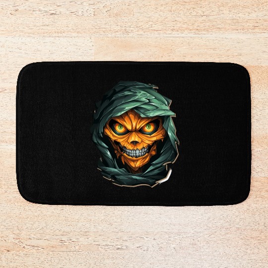 Halloween Spooky Cartoon Mummy Bath Mats