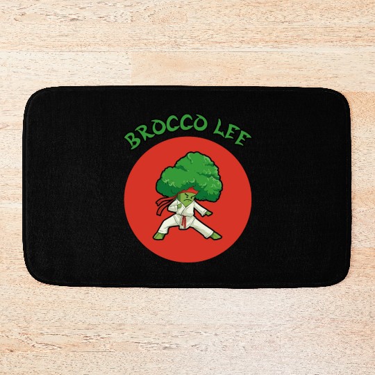 Japan Karate Martial Arts MMA Broccoli Bath Mats