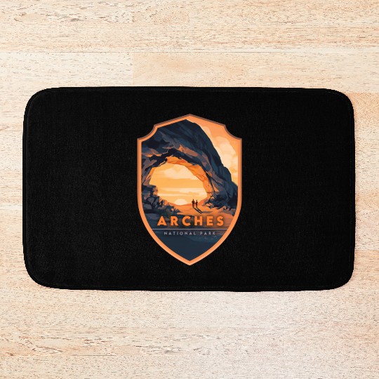 Arches National Park Stickers Bath Mats