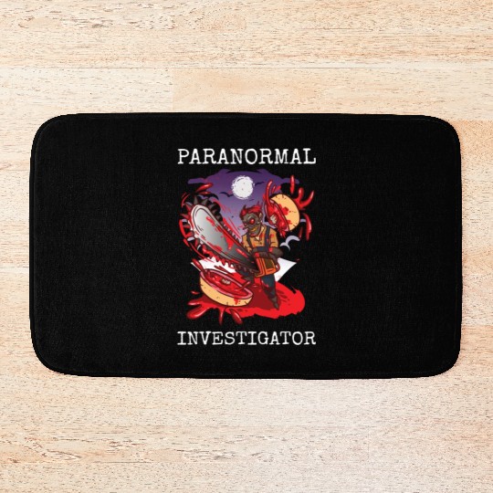 Ghost Hunting Paranormal Investigator Bath Mats