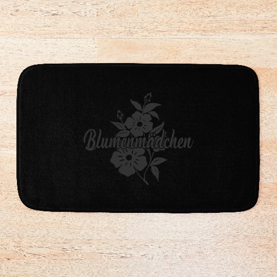 Flower Girl bride and Groom Bath Mats