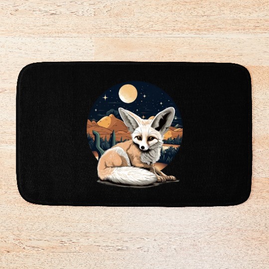 Fennec Fox Bath Mats