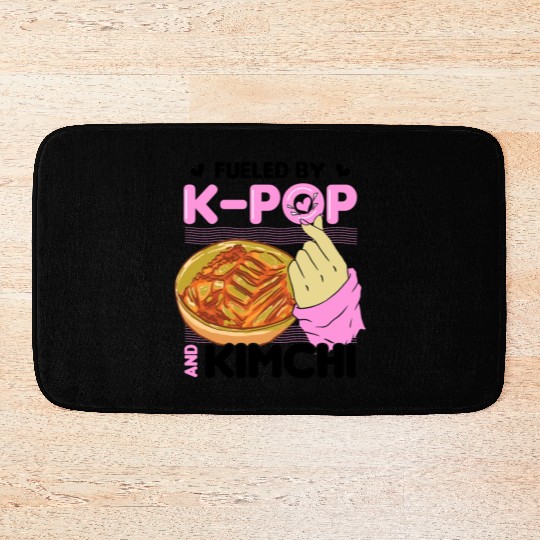 Kimchi Lovers Korean Cuisine Food Gifts Bath Mats