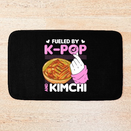 Kimchi Lovers Korean Cuisine Food Gifts Bath Mats