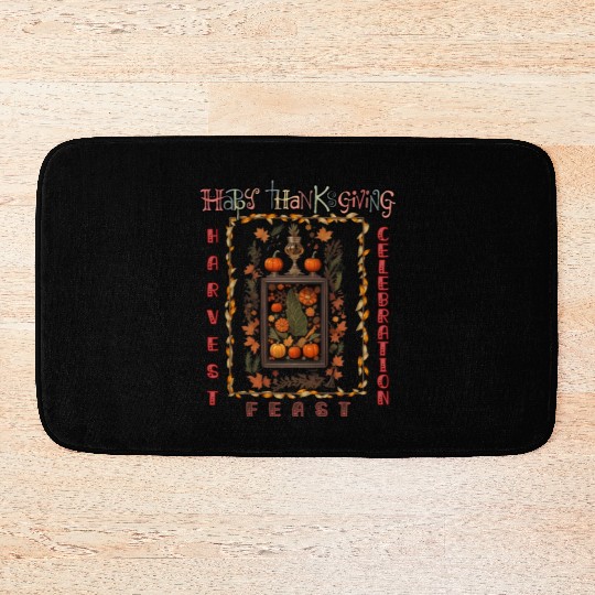 "Harvest Feast Delight" Bath Mats