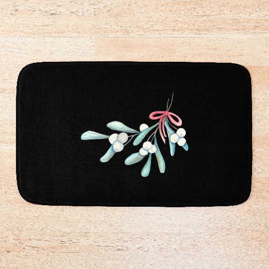 Fresh Mistletoe Bundle - Holiday Tradition Bath Mats