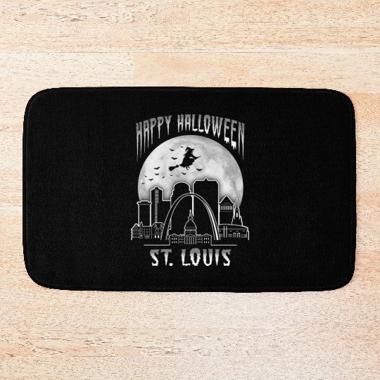 St. Louis Missouri Happy Halloween Bath Mats