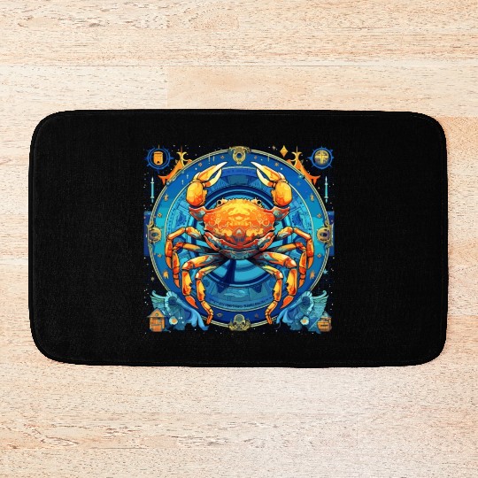 Embrace Your Cancer Identity: Cancer Zodiac Bath Mats