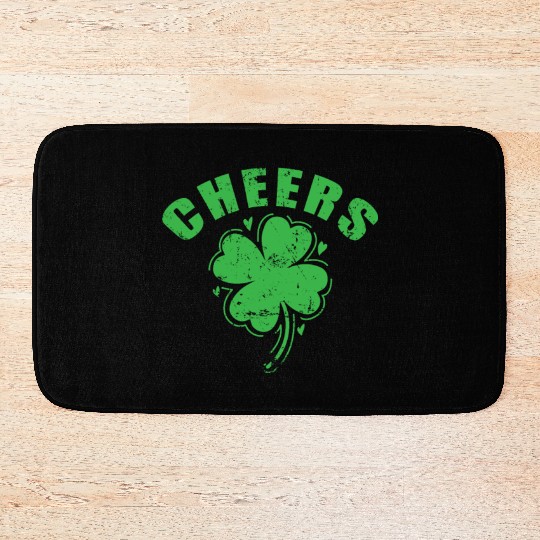 Cheers St. Patricks Day Bath Mats
